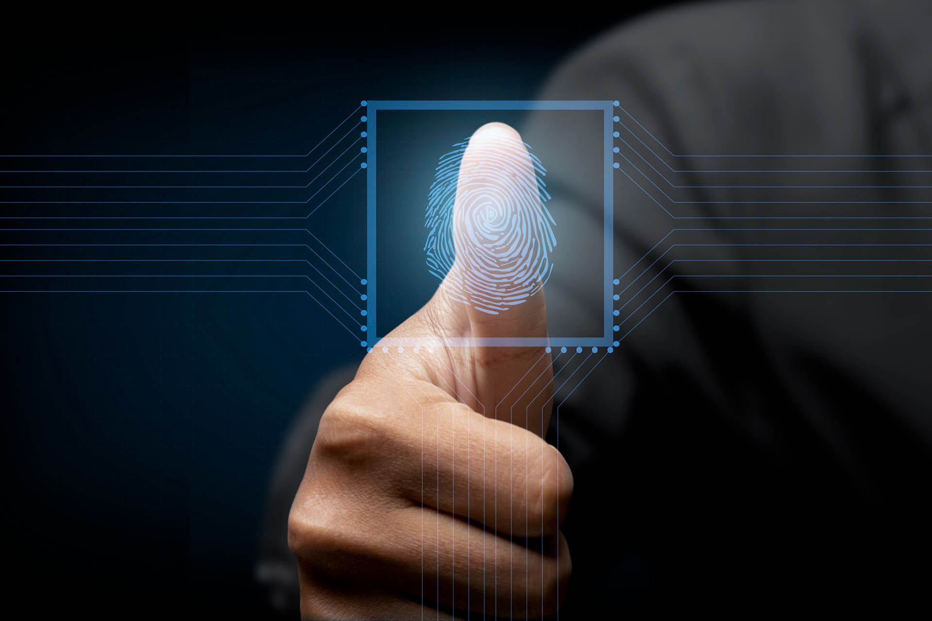 Fingerprint scanning Image